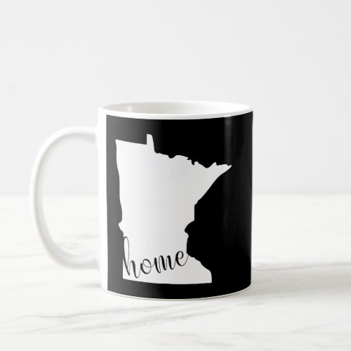 Minnesota Home State Map Hoodie Coffee Mug