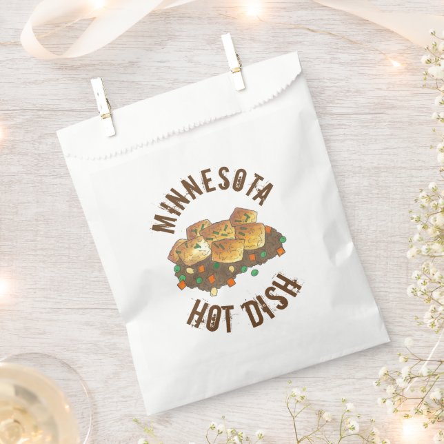 Minnesota Hot Dish Tater Tot Casserole Favor Bag (Clipped)