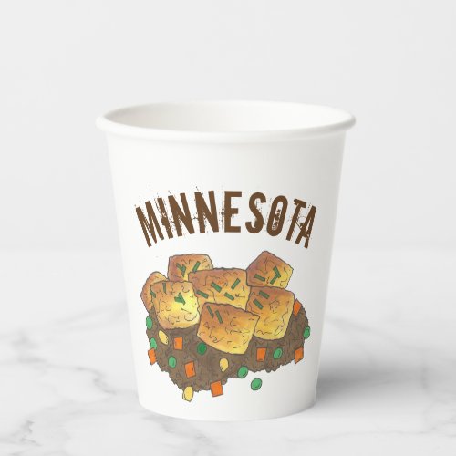 Minnesota Hot Dish Tater Tot Casserole Paper Cups
