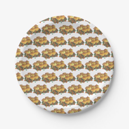 Minnesota Hot Dish Tater Tot Casserole Paper Plates