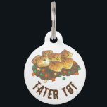 Minnesota Hot Dish Tater Tot Casserole Pet ID Tag<br><div class="desc">Design features an original marker illustration of a classic Minnesota tater tot hotdish casserole, with meat, canned veggies, and potatoes on top! A staple of upper midwestern cuisine. Great for your favorite foodie! This hot dish casserole design is also available on other products. Don't see what you're looking for? Need...</div>