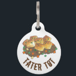 Minnesota Hot Dish Tater Tot Casserole Pet ID Tag<br><div class="desc">Design features an original marker illustration of a classic Minnesota tater tot hotdish casserole, with meat, canned veggies, and potatoes on top! A staple of upper midwestern cuisine. Great for your favorite foodie! This hot dish casserole design is also available on other products. Don't see what you're looking for? Need...</div>