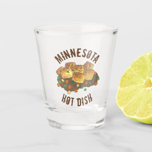 Minnesota Hot Dish Tater Tot Casserole Shot Glass