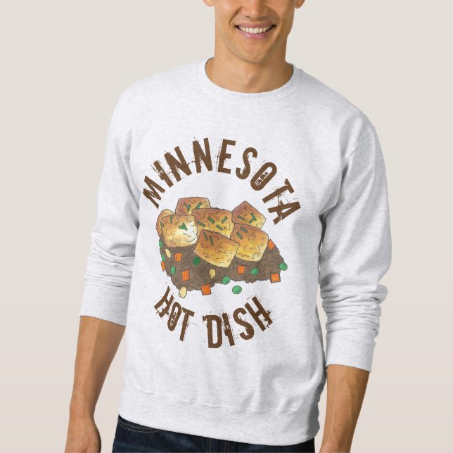 Minnesota Hot Dish Tater Tot Casserole Sweatshirt (Front)