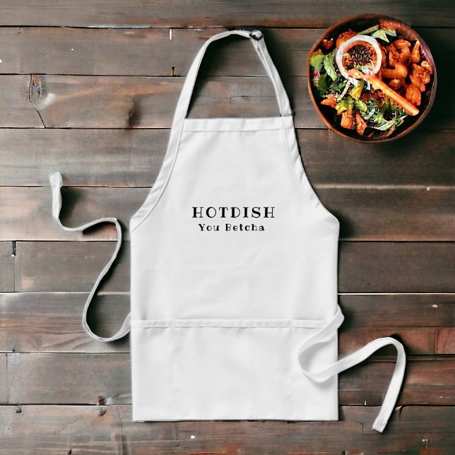 Minnesota Hot dish You Betcha Adult Apron (Have a little fun in the kitchen with this great apron.)