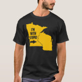 I'm With Stupid - Minnesota Vikings Men's/Unisex T-Shirt