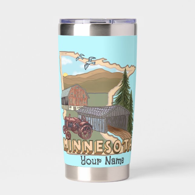 Minnesota  insulated tumbler (Front)