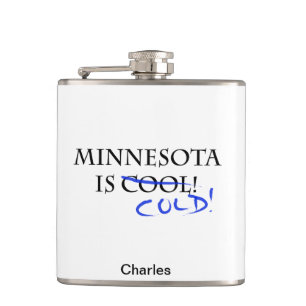 Minnesota is Cool Hip Flask
