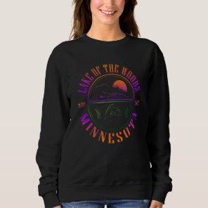 Minnesota Lake of the Woods with Loon Walleye and  Sweatshirt