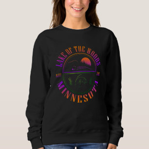 Minnesota Lake of the Woods with Loon Walleye and Sweatshirt