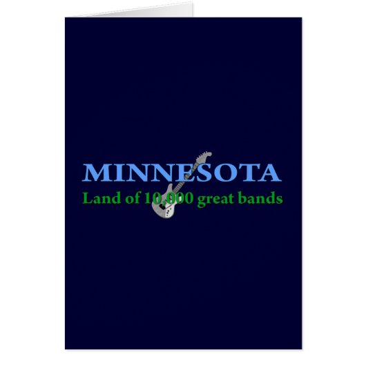 Minnesota - Land of 10,000 Bands Cards (Front)
