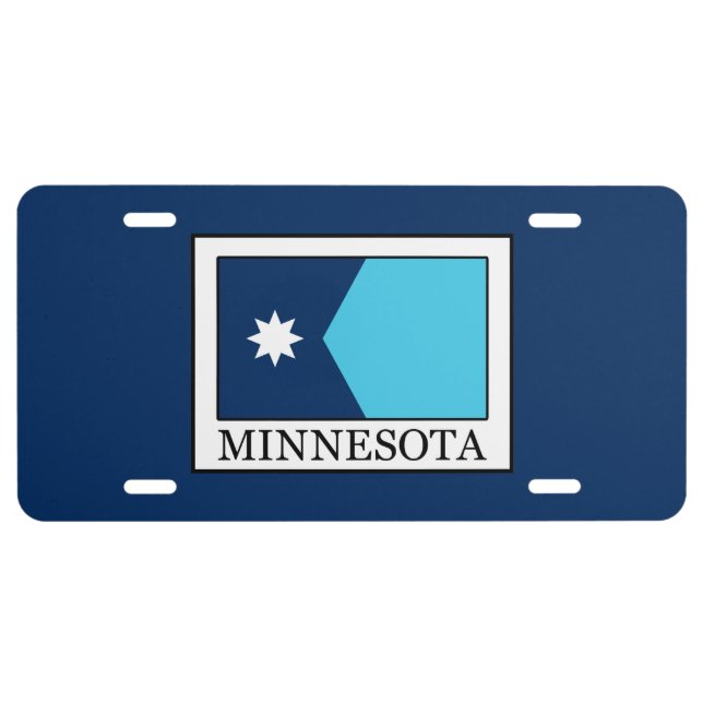 Minnesota License Plate (Front)