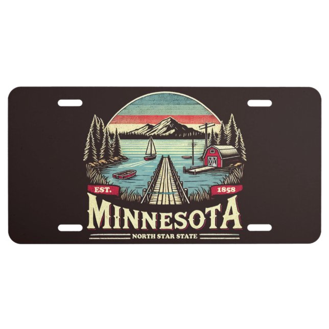 Minnesota License Plate (Front)