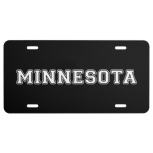 Minnesota License Plate