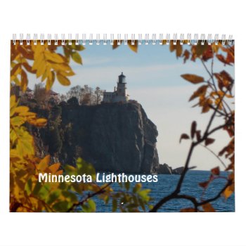 Minnesota Lighthouses Calendar by lighthouseenthusiast at Zazzle