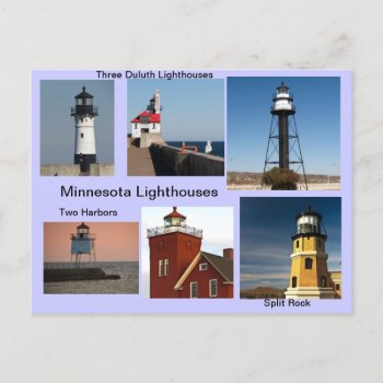 Minnesota Lighthouses Postcard by lighthouseenthusiast at Zazzle