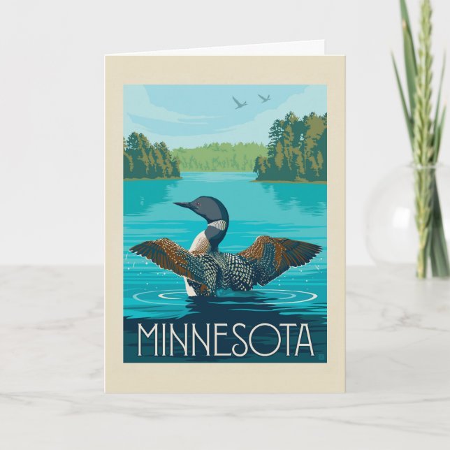 Minnesota | Loon Card (Front)