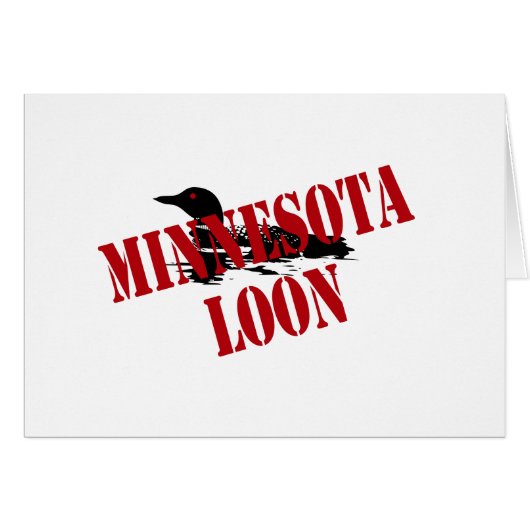 Minnesota Loon Cards (Front Horizontal)