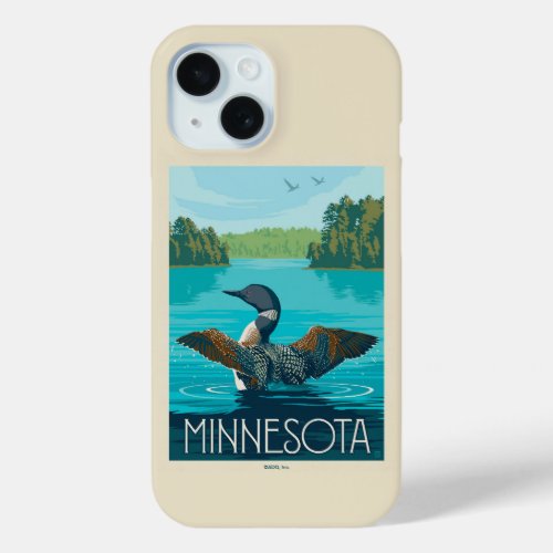 Minnesota  Loon iPhone 15 Case