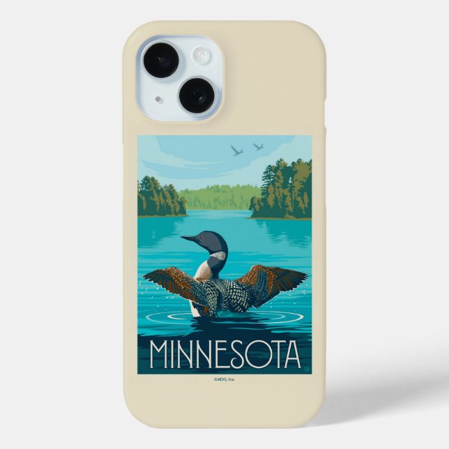 Minnesota | Loon Case-Mate iPhone Case (Back)