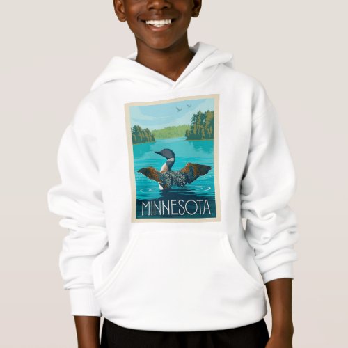 Minnesota  Loon Hoodie