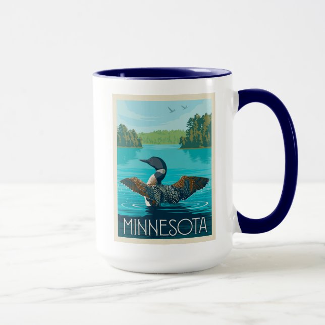 Minnesota | Loon Mug (Right)