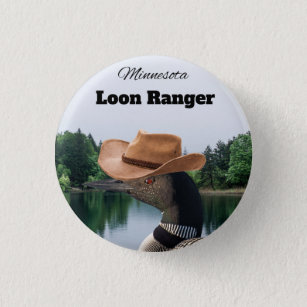 Minnesota Loon Ranger Button Souvenir