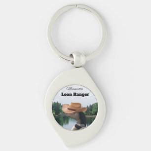 Minnesota Loon Ranger Metal Keychain