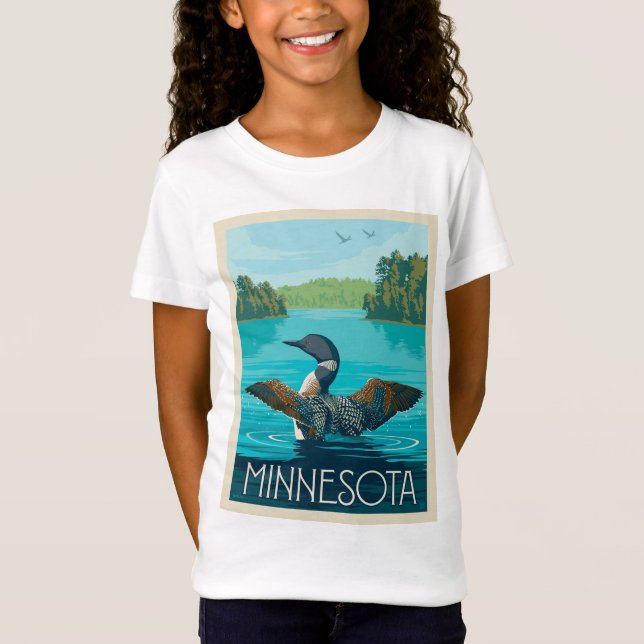 Minnesota | Loon T-Shirt (Front)