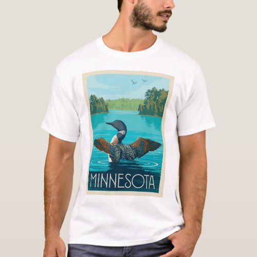 Minnesota  Loon T_Shirt