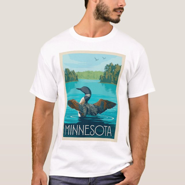 Minnesota | Loon T-Shirt (Front)