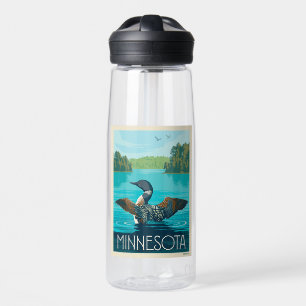 Minnesota Loon Water Bottle