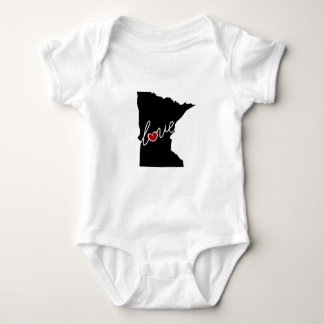Minnesota Love! Gifts for MN Lovers Baby Bodysuit