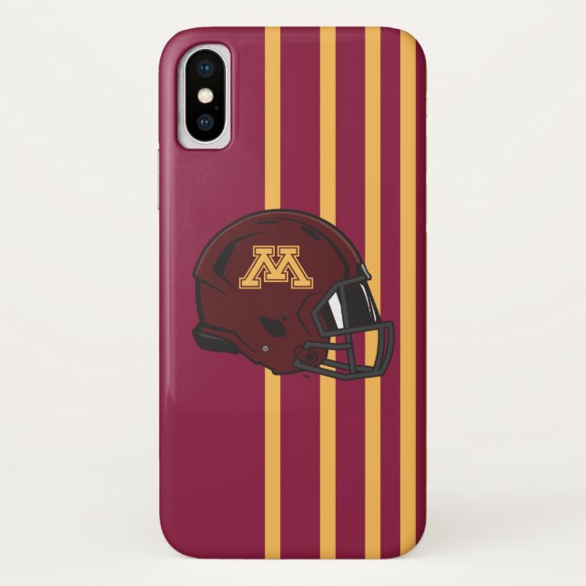 Minnesota M Football Helmet Case-Mate iPhone Case (Back)