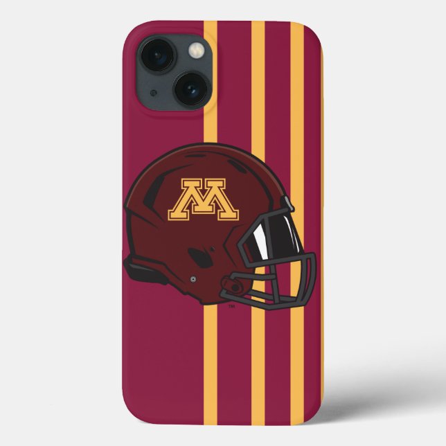 Minnesota M Football Helmet Case-Mate iPhone Case (Back)