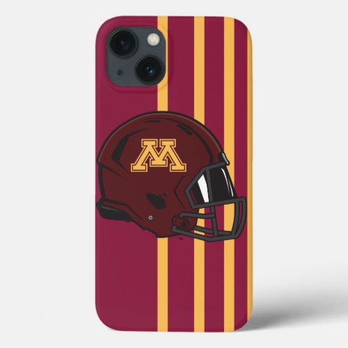 Minnesota M Football Helmet iPhone 13 Case