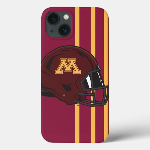 Minnesota M Football Helmet iPhone 13 Case