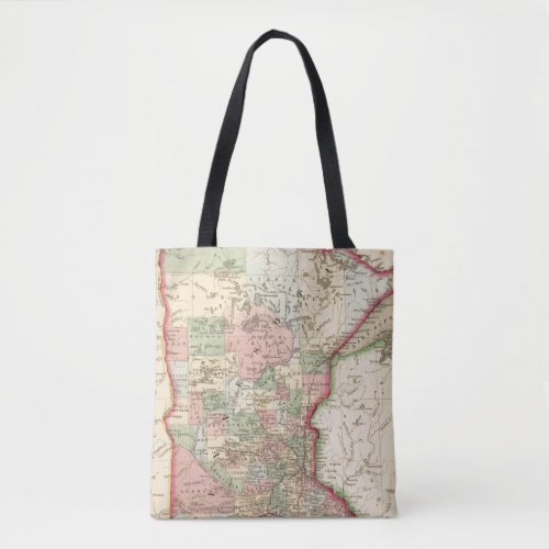 Minnesota Map by Mitchell Tote Bag