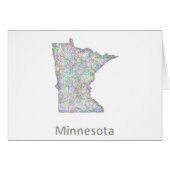 Minnesota map cards (Front Horizontal)