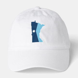 Minnesota Map Flag Hat