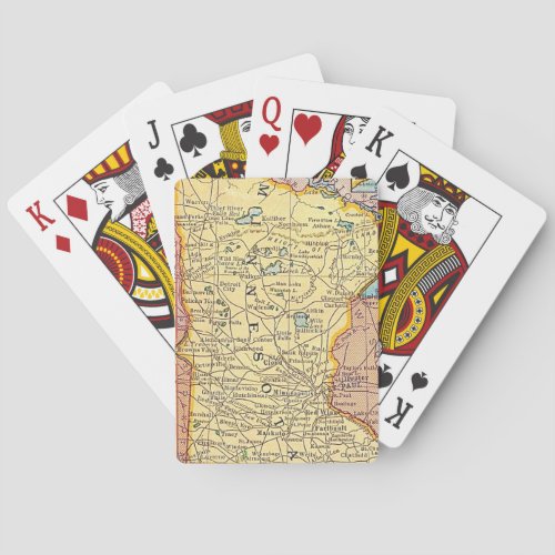 Minnesota Map Playing cards