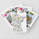 Minnesota Map Playing Cards<br><div class="desc">Uff da! A game of Vri åtter or Spar Dame will be even more fun when you pick up this nifty deck of Minnesota Map playing cards. Take a deck with you to the next Smörgåsbord or Hjemkomst Festival. Don't drop them in the Lutefisk! Ya sure, you betcha!</div>