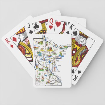 Minnesota Map Playing Cards by wildfoto at Zazzle
