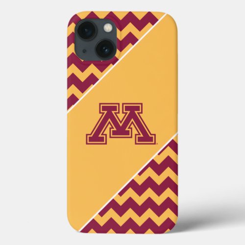 Minnesota Maroon and Gold M iPhone 13 Case