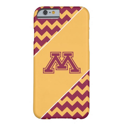 Minnesota Maroon and Gold M Barely There iPhone 6 Case