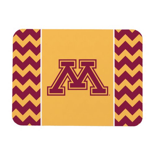 Minnesota Maroon and Gold M Magnet