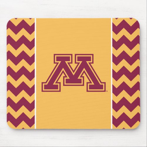 Minnesota Maroon and Gold M Mouse Pad