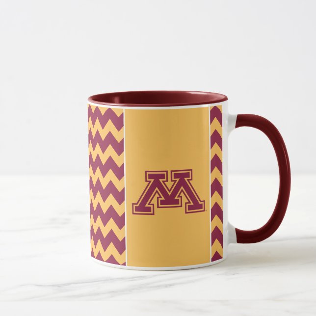 Minnesota Maroon and Gold M Mug (Right)