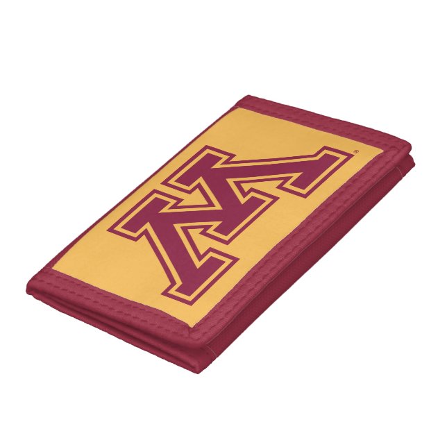 Minnesota Maroon and Gold M Tri-fold Wallet (Bottom)