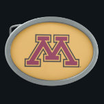 Minnesota Maroon & Gold M Belt Buckle<br><div class="desc">Check out these official University of Minnesota designs! Personalize your own Minnesota merchandise on Zazzle.com with your name or class year. Try adding text using various fonts & view a preview of your design!</div>